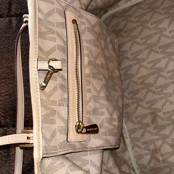 MK Canvas Mono Large Tote - Picture 10 of 10